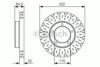 BOSCH 0 986 479 A64 Brake Disc
